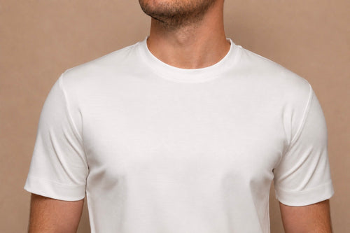 Luxe Double Mercerised T-Shirt - White