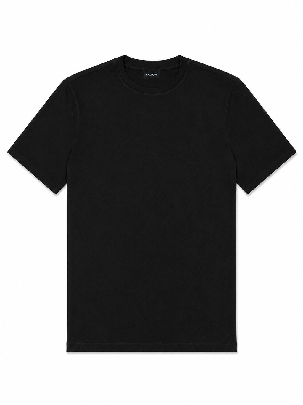 Luxe Double Mercerised T-Shirt - Black