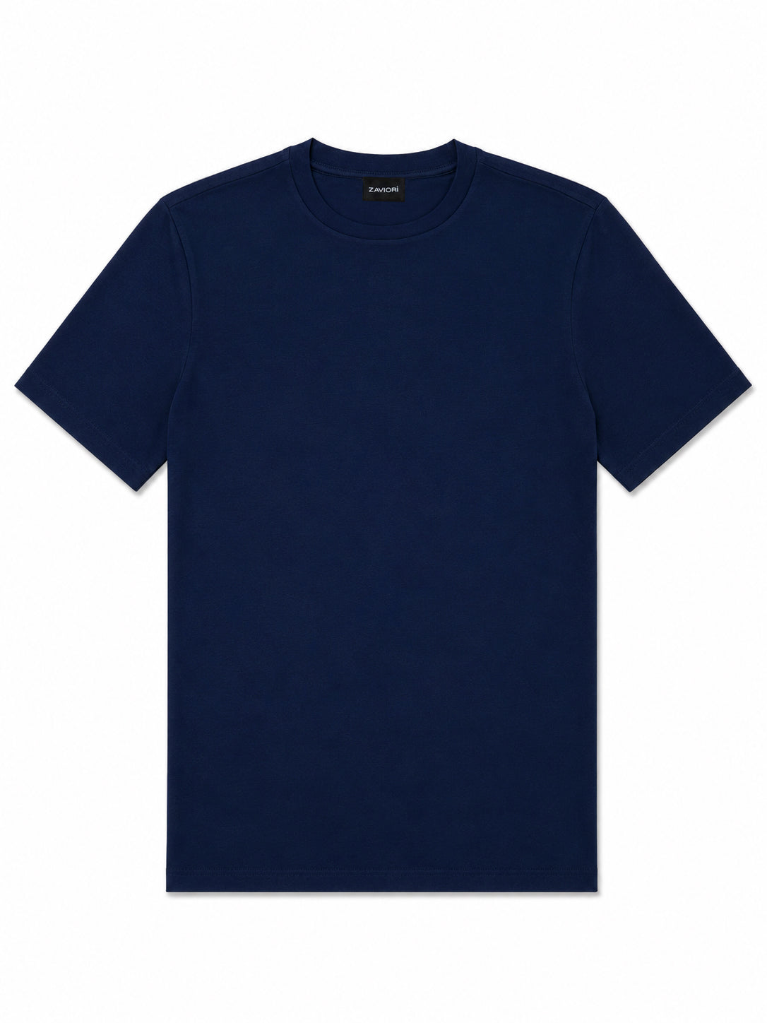 Luxe Double Mercerised T-Shirt - Navy