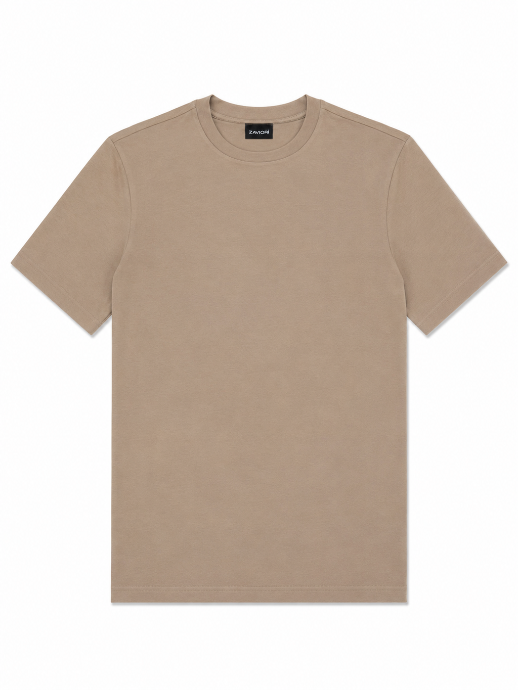 Luxe Double Mercerised T-Shirt - Taupe