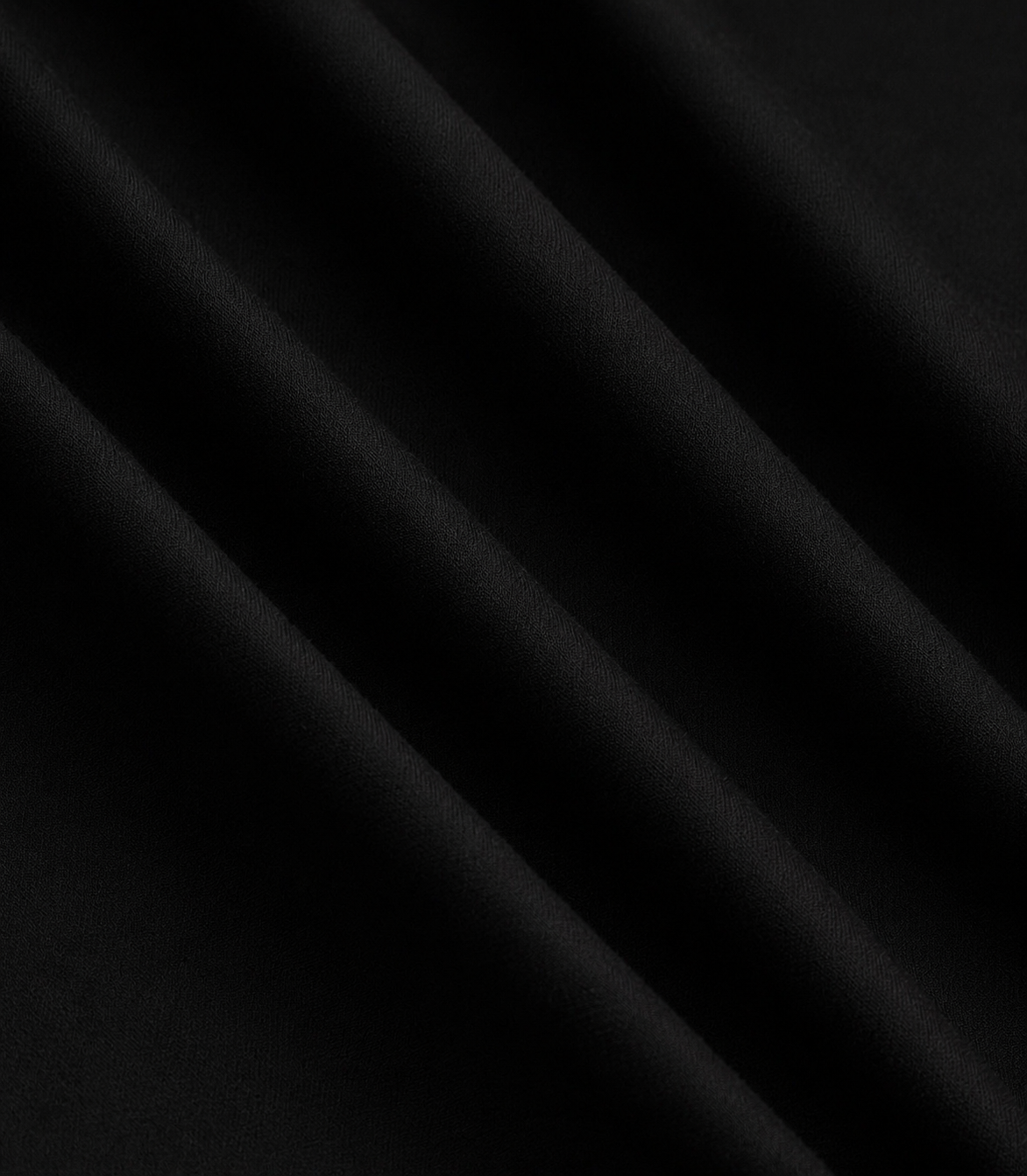 Luxe Double Mercerised T-Shirt - Black