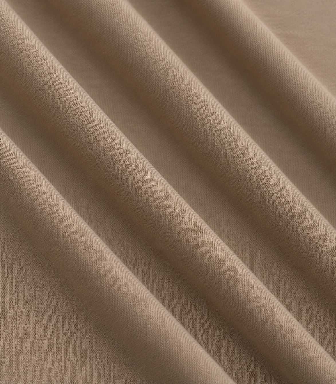 Luxe Double Mercerised T-Shirt - Taupe