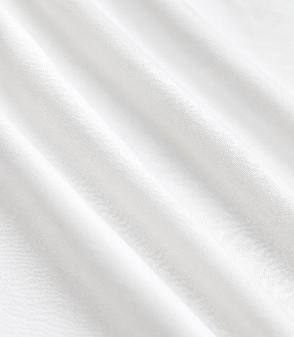 Luxe Double Mercerised T-Shirt - White